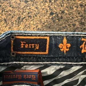 Rock Revival Dark Blue Jean Shorts